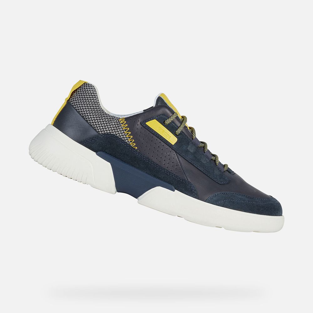 Geox Sneakers Navy Smoother - Geox Mens Shoes - CHJZVO167